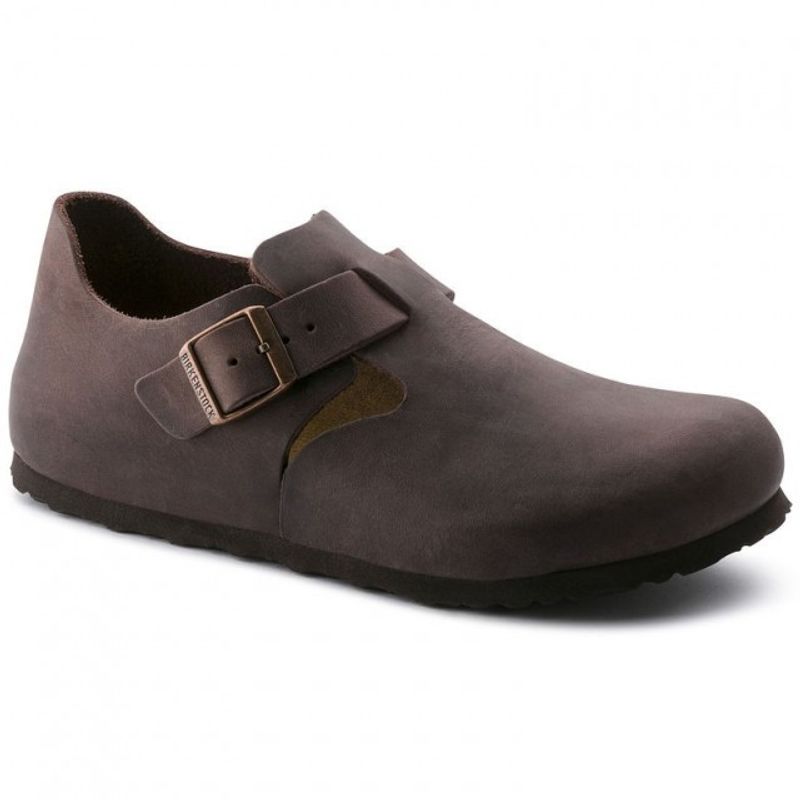 Birkenstock London Habana oljet skinn normal