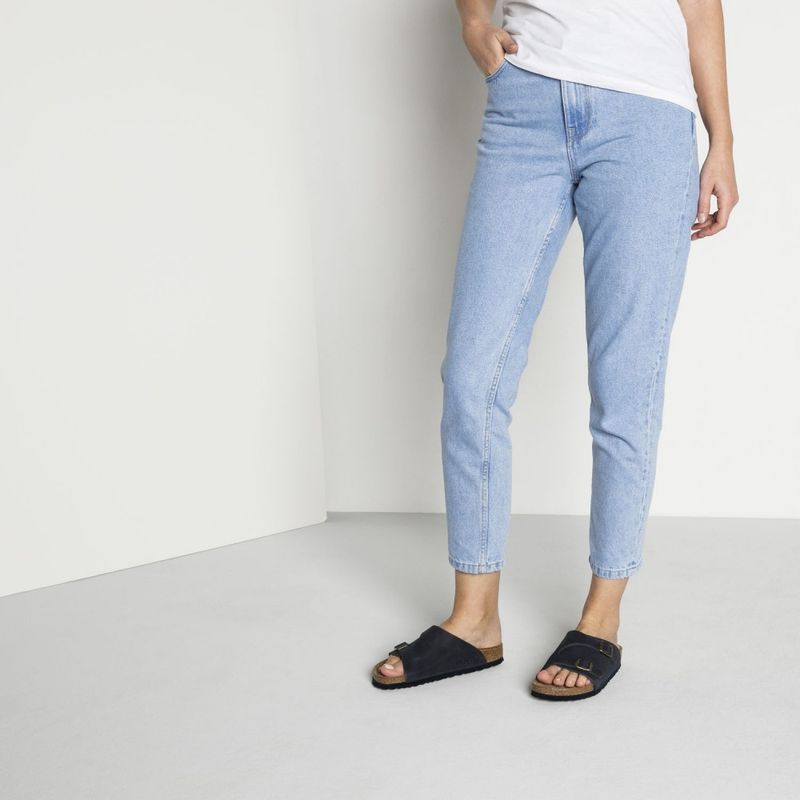 Birkenstock Zurich SFB Steer Indigo blå skinn myk normal