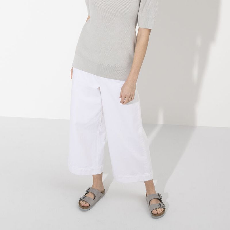 Birkenstock Arizona SFB LENB Dove Gray skinn smal