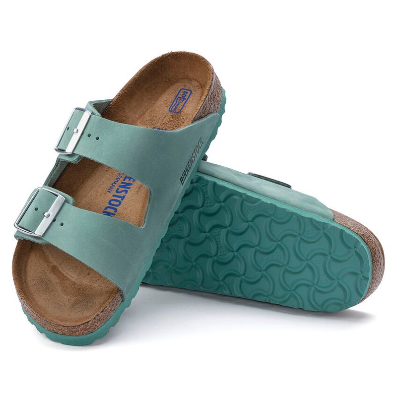 Birkenstock Arizona SFB Beryl Nubuck skinn smal