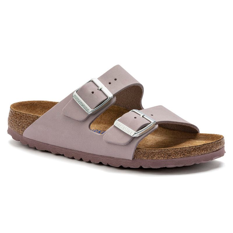 Birkenstock Arizona SFB Yomo Lilac Nubuck skinn smal