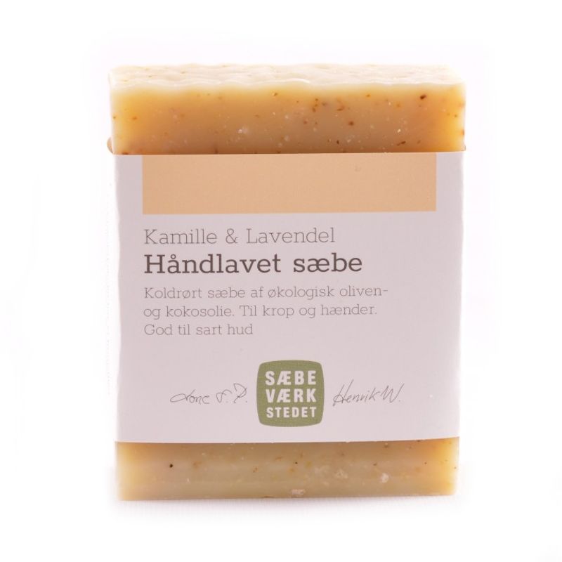 SV Såpe med økologiske oljer - Kamille & Lavendel (100 gr)