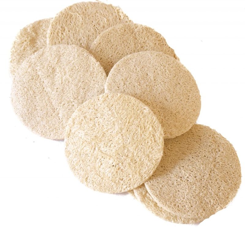 SV Peelingpad av loofah (Ø 5cm)
