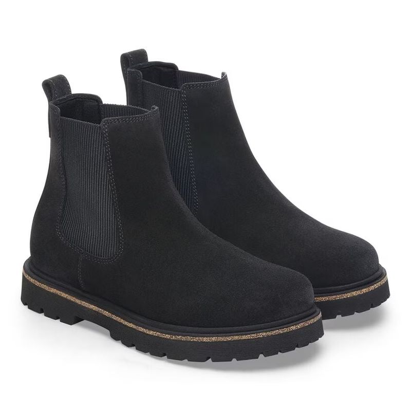 Birkenstock Highwood Slip on Mid Herre semsket skinn svart normal