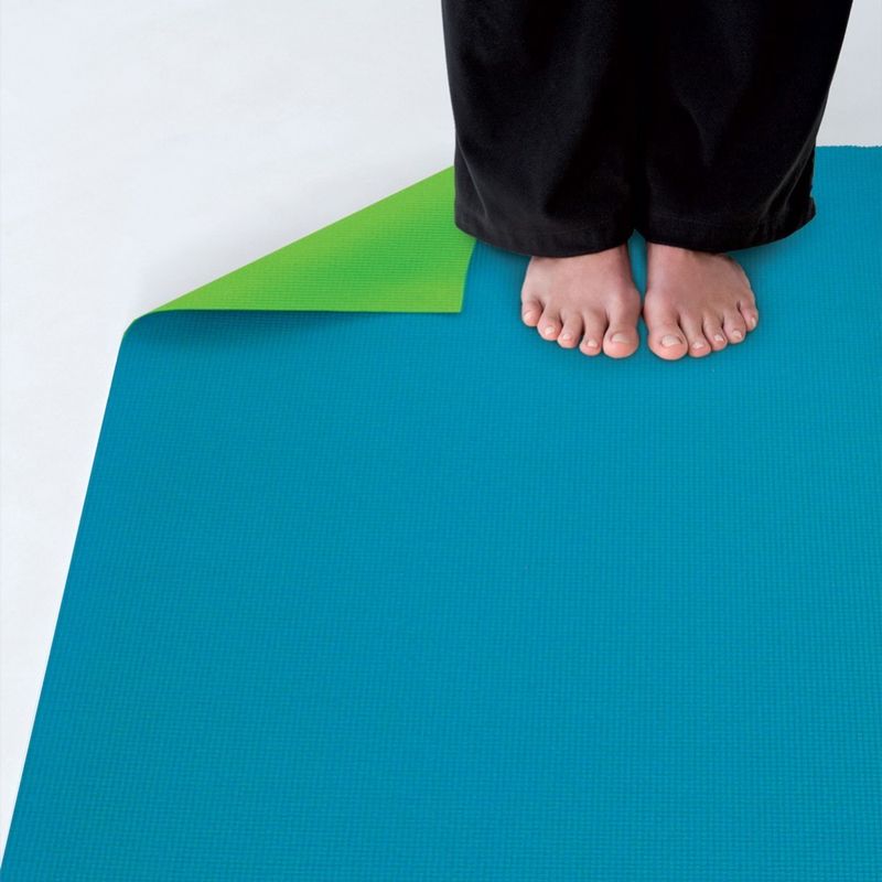Gaiam Peacock 2-colour yoga mat 3mm