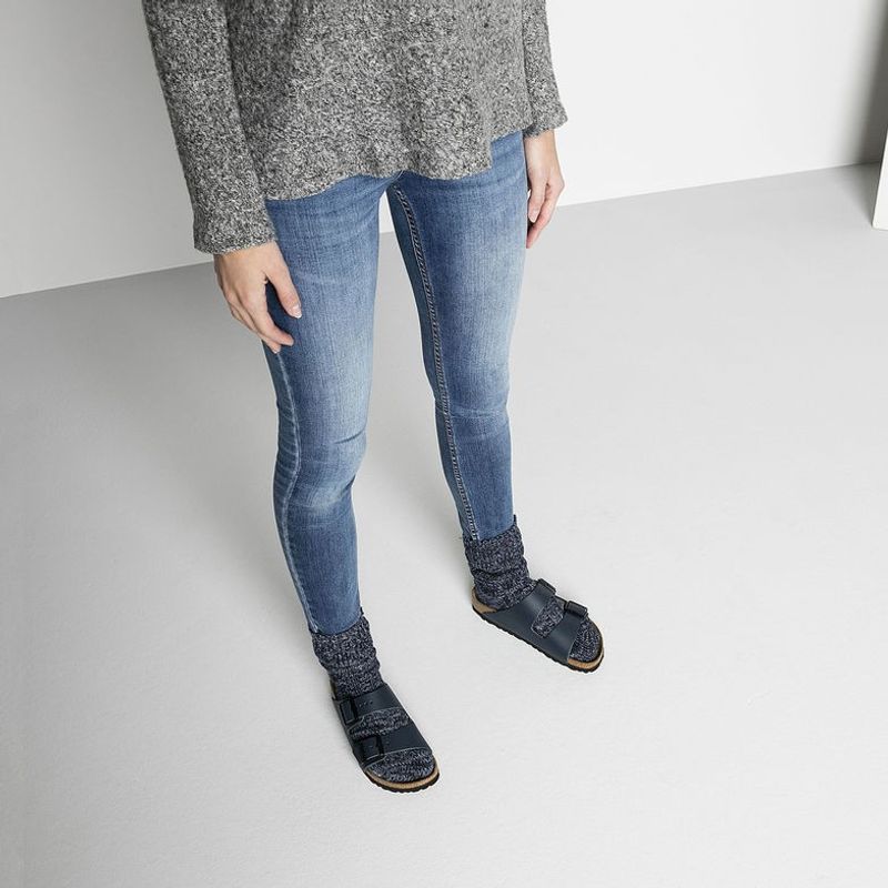 Birkenstock Arizona Blå skinn normal