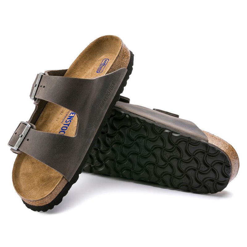 Birkenstock Arizona SFB Iron skinn normal myk