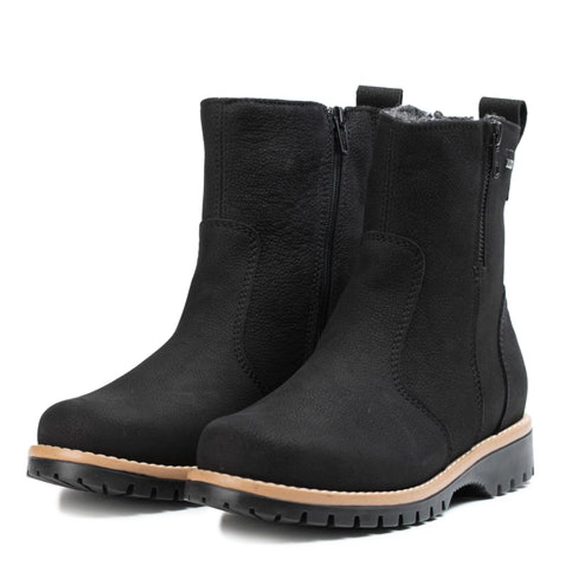 Pomar Tassu Dame Gore-Tex ankel støvel svart