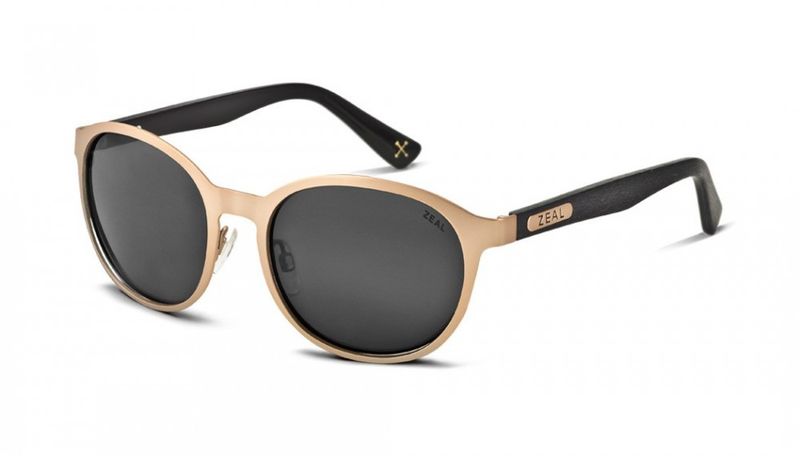 Solbrille Zeal Optics 6th Street (Rose Gold/Dark Grey)