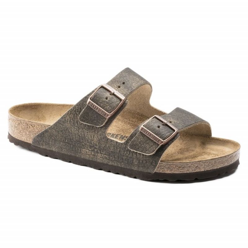 Birkenstock Arizona Vintage brun skinn normal