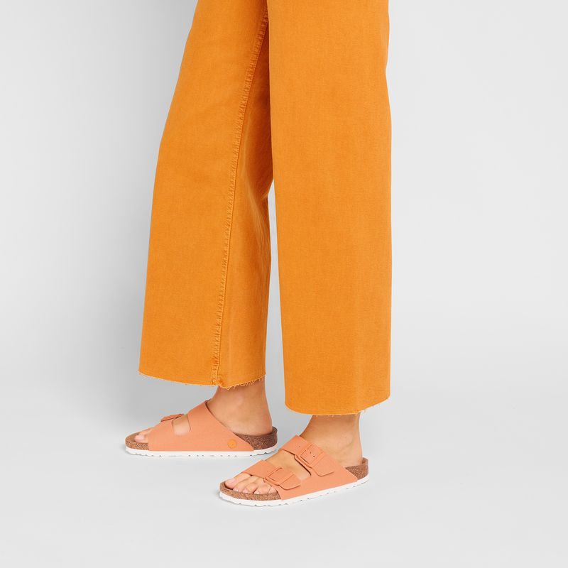 Birkenstock Arizona Vegan Canvas Papaya smal