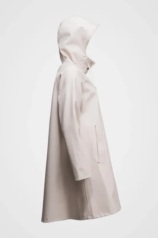 Stutterheim Mosebacke regnjakke sand dame