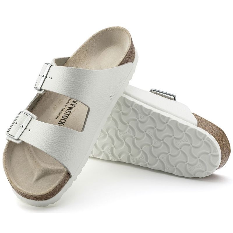 Birkenstock Arizona Hvit skinn smal
