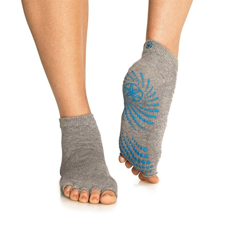 Gaiam Heather Tåløse Grippy Strømper Grå