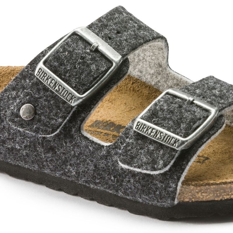 Birkenstock Arizona Doubleface Grå smal