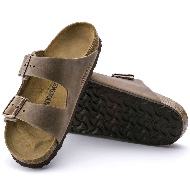 Birkenstock Arizona Tabacco oljet skinn normal