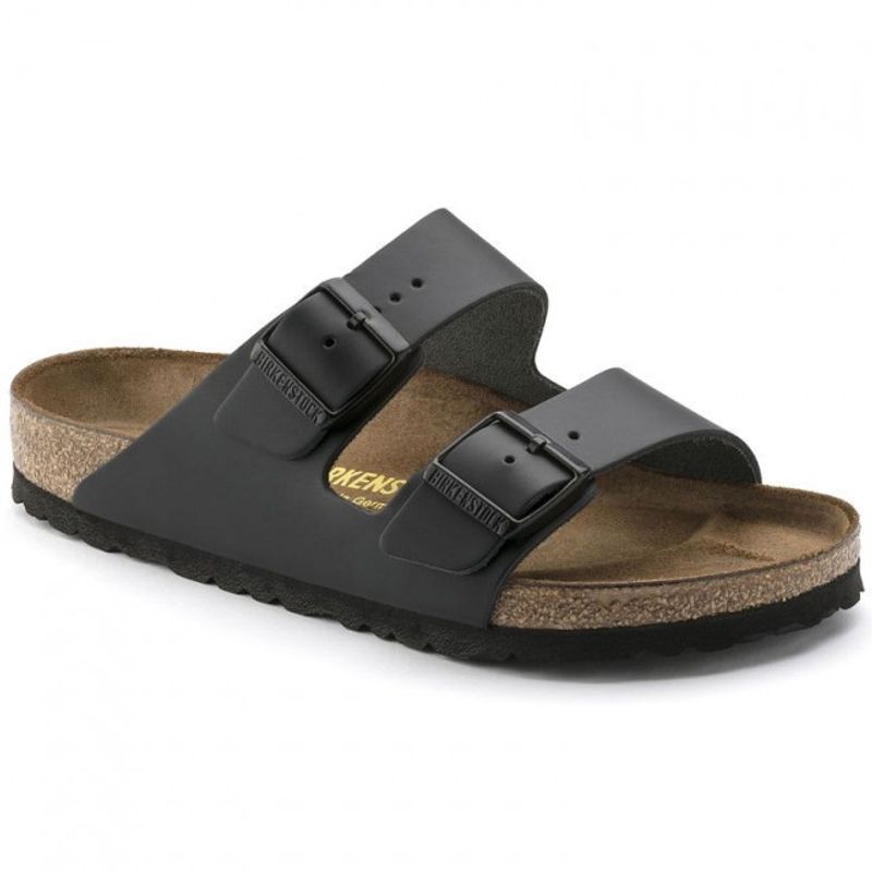 Birkenstock Arizona Svart skinn - smal