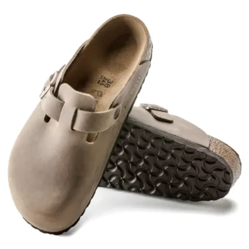 Birkenstock Boston Tabacco oljet skinn normal