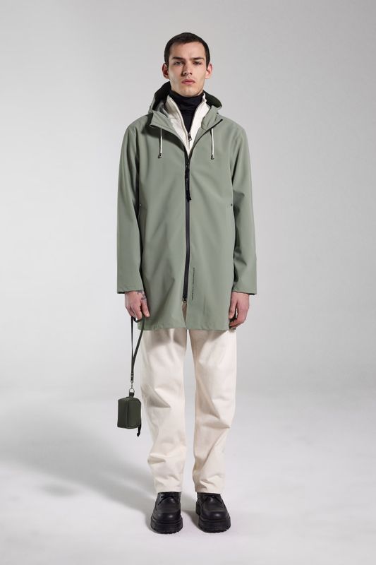 Stutterheim Stockholm lightweight zip matte comet unisex
