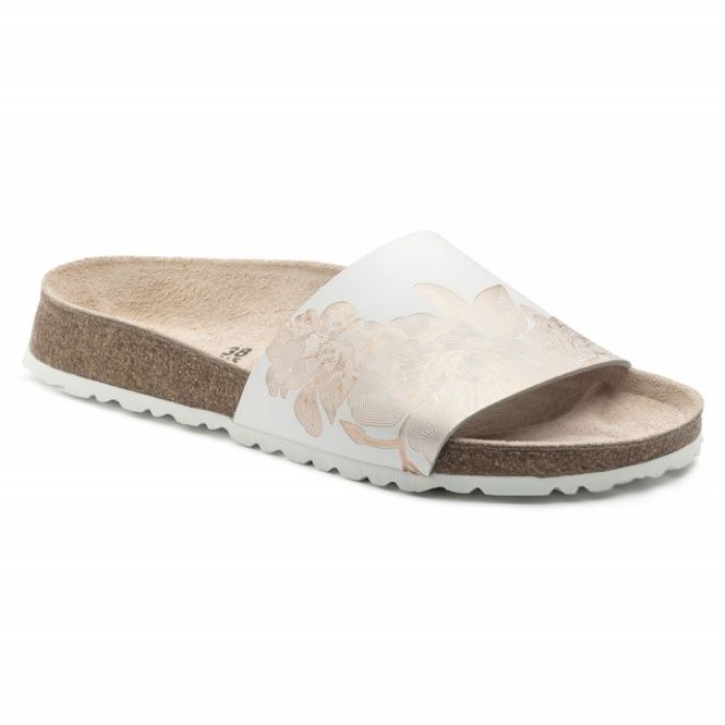 Hovedbilde Birkenstock Papillio Cora ornaments hvit/rosegull ...