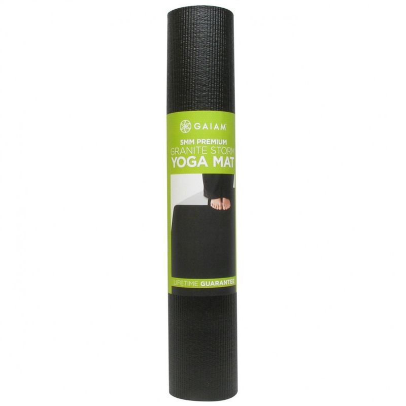 Gaiam Yoga Matte 5mm Granite Premium