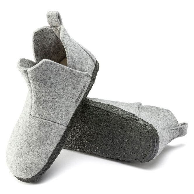 Hovedbilde Birkenstock Andermatt Shearling lysegrå ullfilt ...