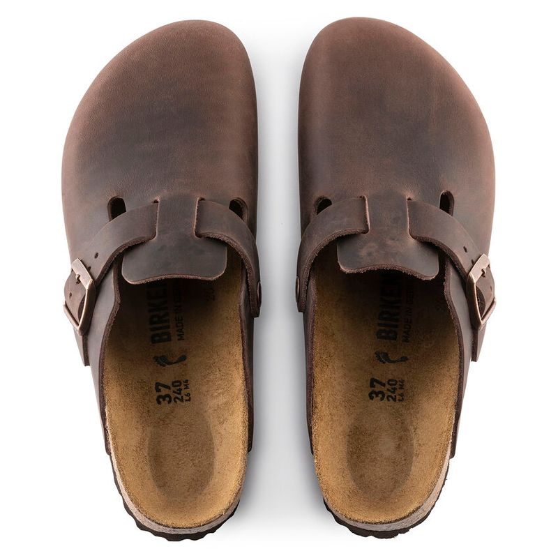 Birkenstock Boston Habana oljet skinn normal