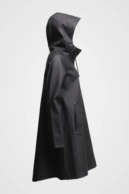 Hovedbilde Stutterheim Mosebacke regnjakke svart dame