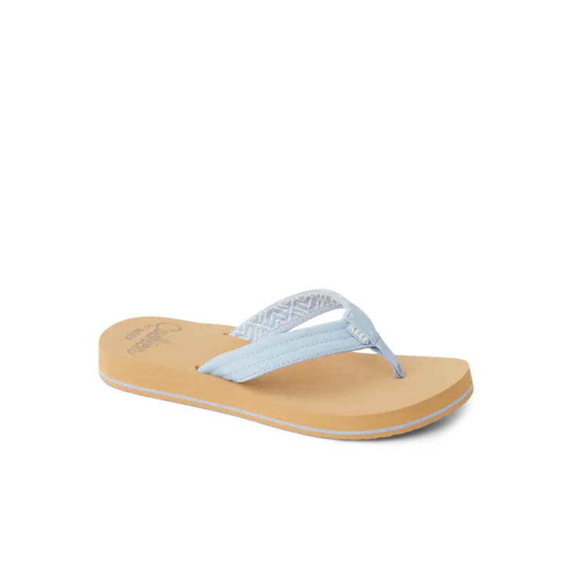 Reef Cushion Breeze flip flops dusty blue dame