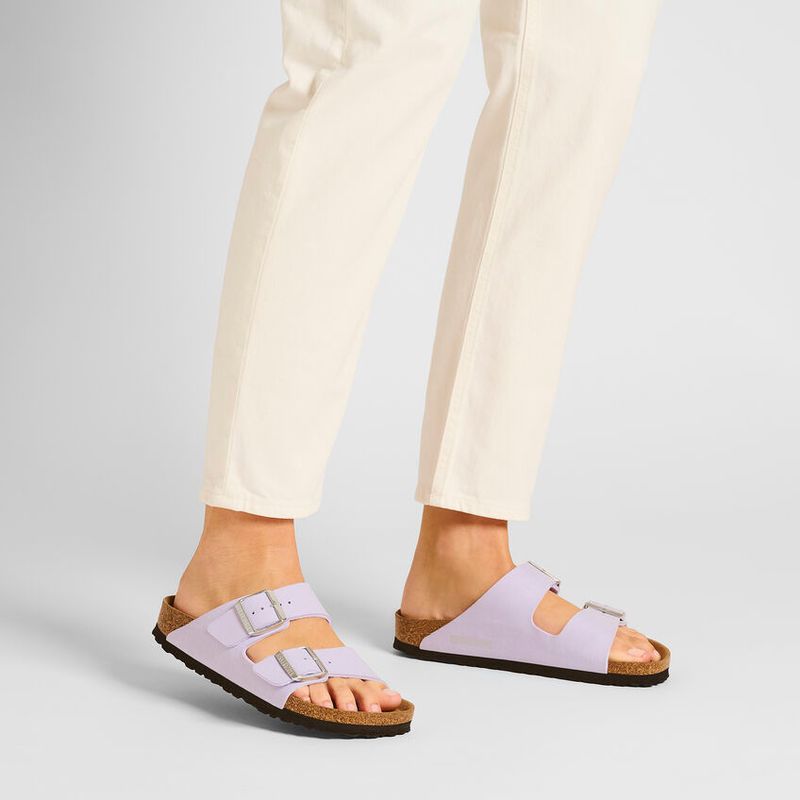 Birkenstock Arizona Vegan SYN Soft Purple Fog smal