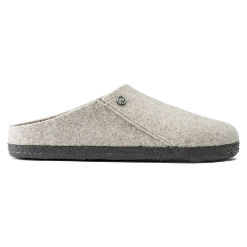 Birkenstock Zermatt Eggnog tøffel ullfleece smal