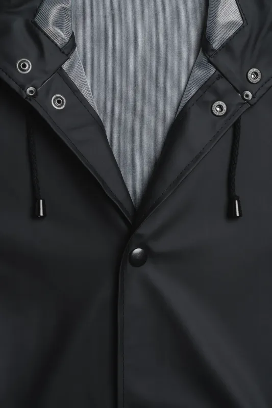 Stutterheim Stockholm lett regnjakke svart unisex