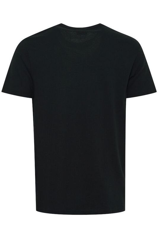 Solid T-shirt Rock bomull svart