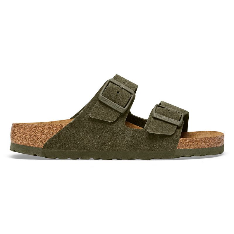 Birkenstock Arizona Thyme semsket skinn smal myk