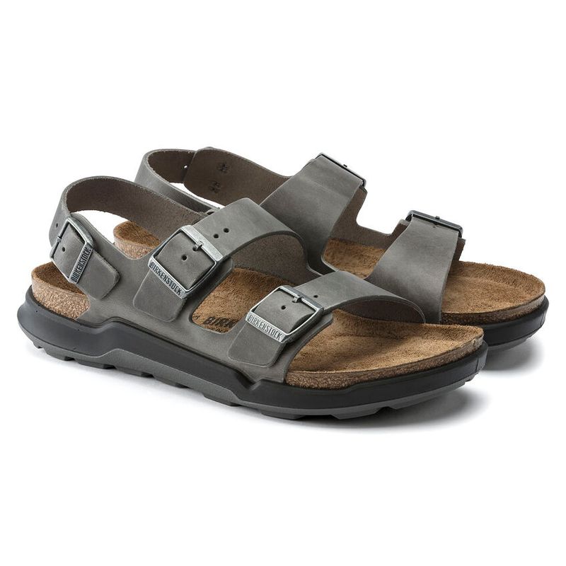 Birkenstock Milano CT Cross Track Iron oljet skinn normal