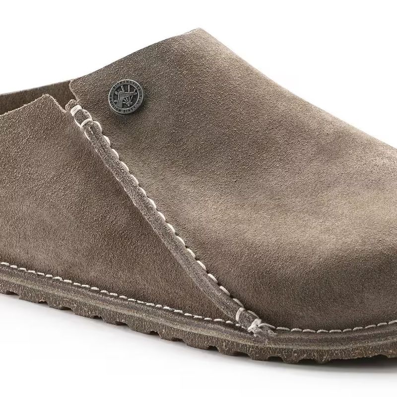 Birkenstock Zermatt Premium semsket skinn grå taupe normal