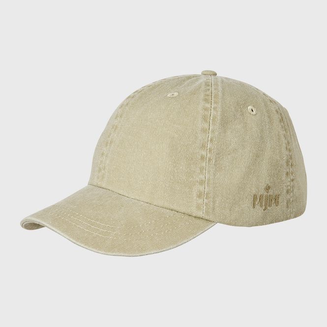 Hovedbilde MJM Baseball Cap dyed cotton twill beige, one ...