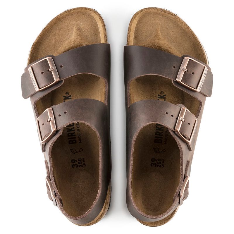 Birkenstock Milano Habana oljet skinn normal