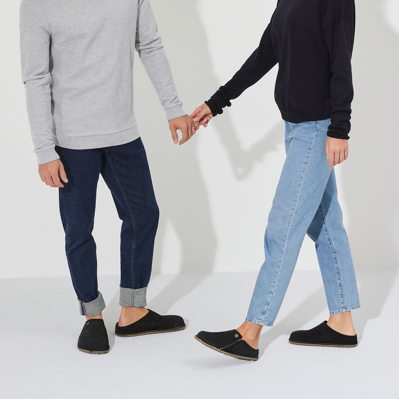 Birkenstock Zermatt Premium semsket skinn midnatt blå normal