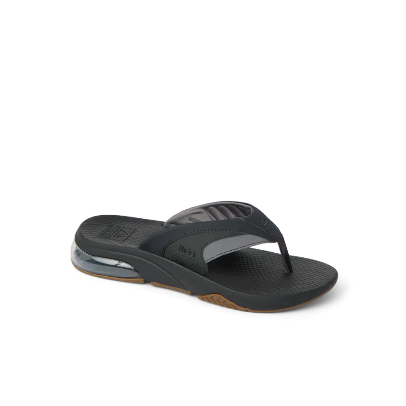 Reef Fanning+ flip flops black/gum herre
