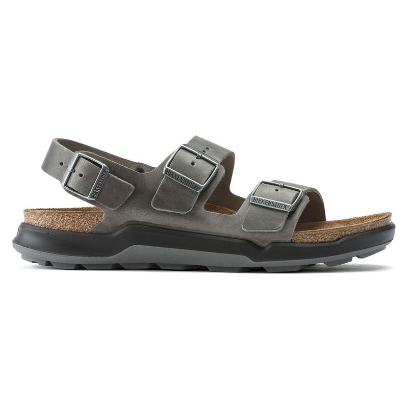 Birkenstock Milano CT Cross Track Iron oljet skinn normal