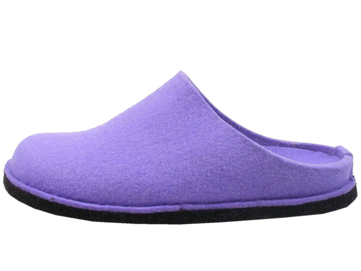 Haflinger Flair soft ulltøfler lilla