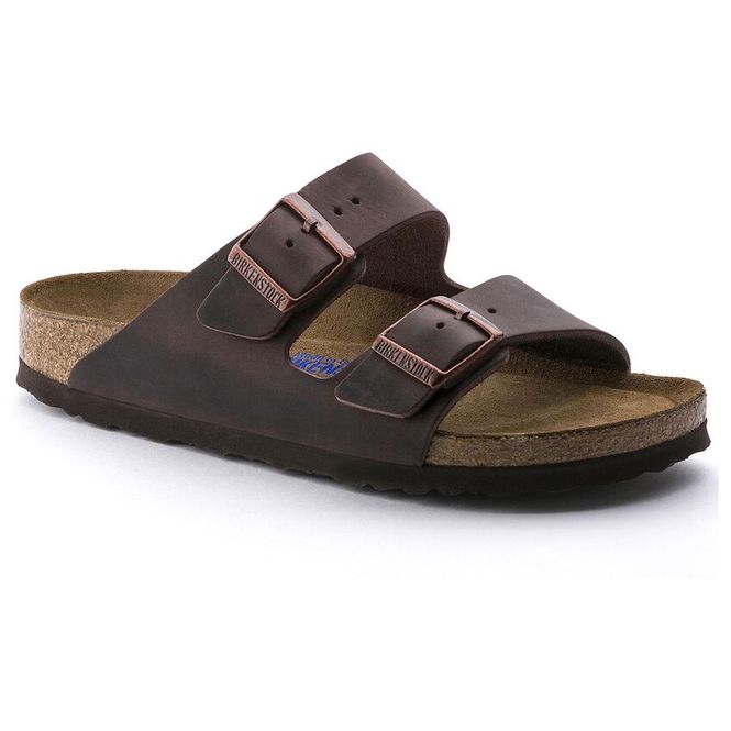 Hovedbilde Birkenstock Arizona SFB Habana oljet skinn smal ...