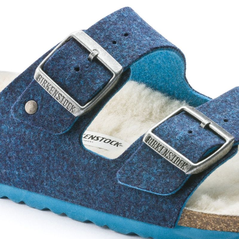 Birkenstock Arizona Doubleface Blå smal
