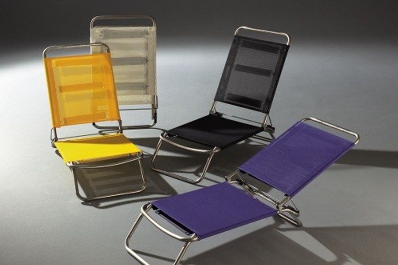 Fiam Jolly strandstol grå