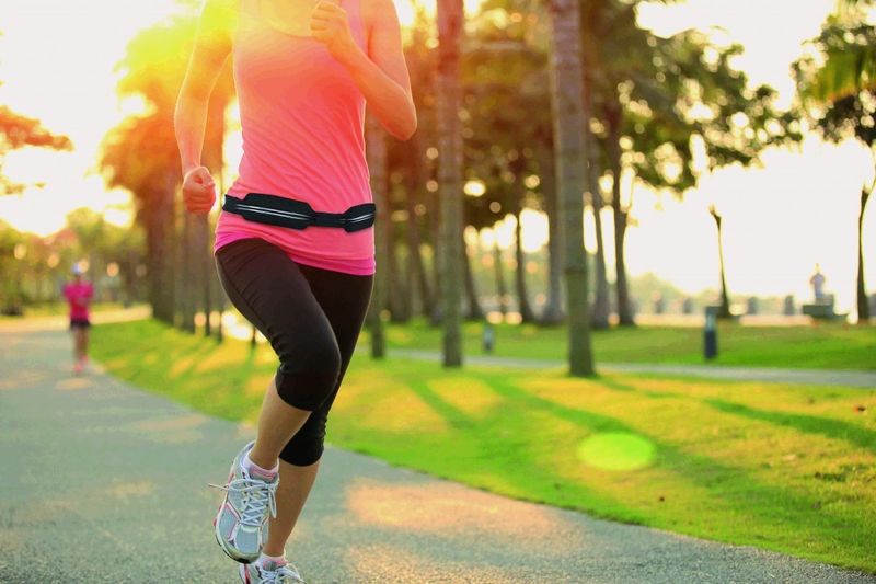 Treningsbelte stretch m 1 lomme