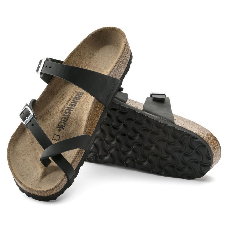 Birkenstock Mayari svart oljet skinn normal