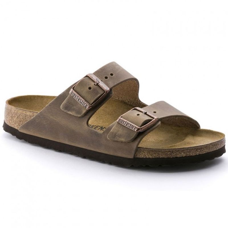 Birkenstock Arizona Tabacco oljet skinn normal