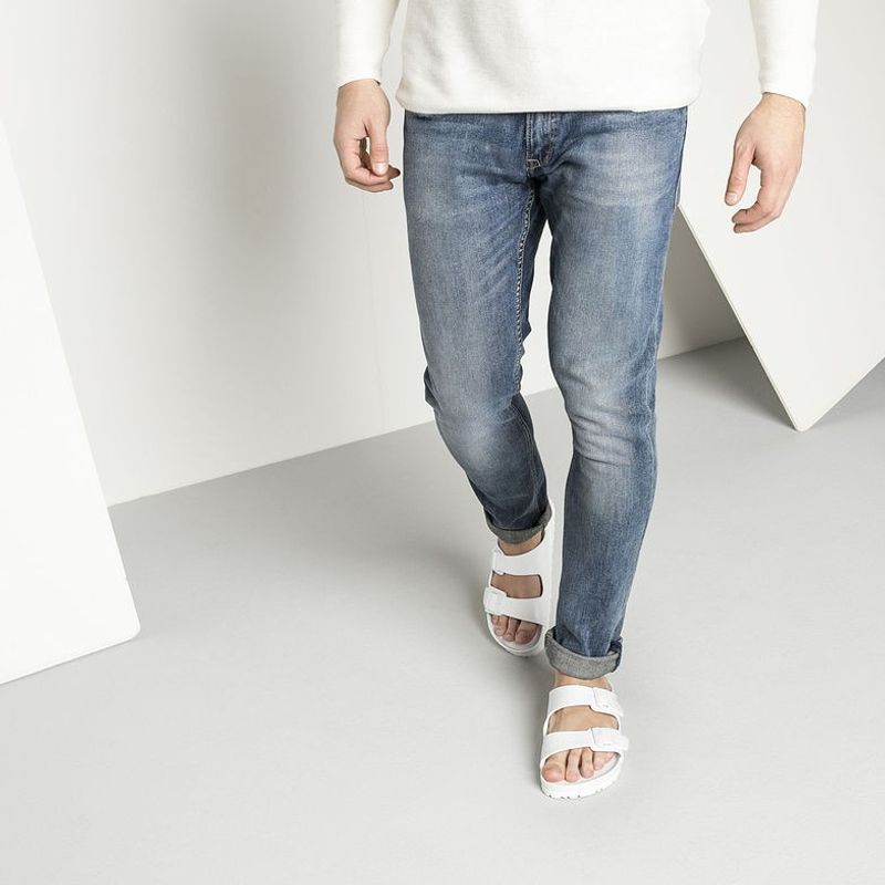 Birkenstock Arizona EVA Hvit badesandal smal