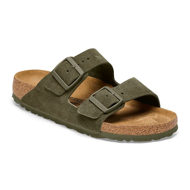 Hovedbilde Birkenstock Arizona Thyme semsket skinn smal myk